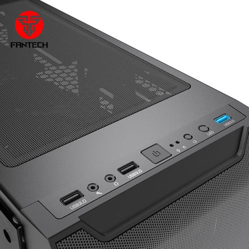 Gabinete Gamer Fantech Rgb Aero Cg80 Negro – imagen 2