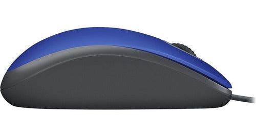 Mouse Alambrico Usb Logitech M110 Blue Silencioso – imagen 3