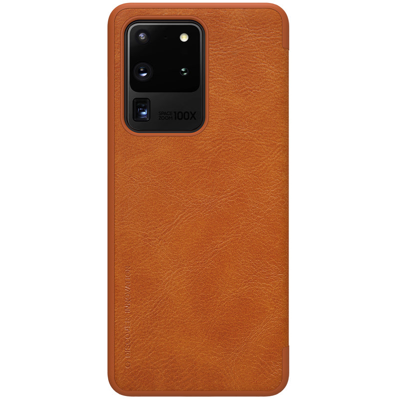 Samsung Galaxy S20 Ultra Qin Flip Cover Cuero Nillkin – imagen 3
