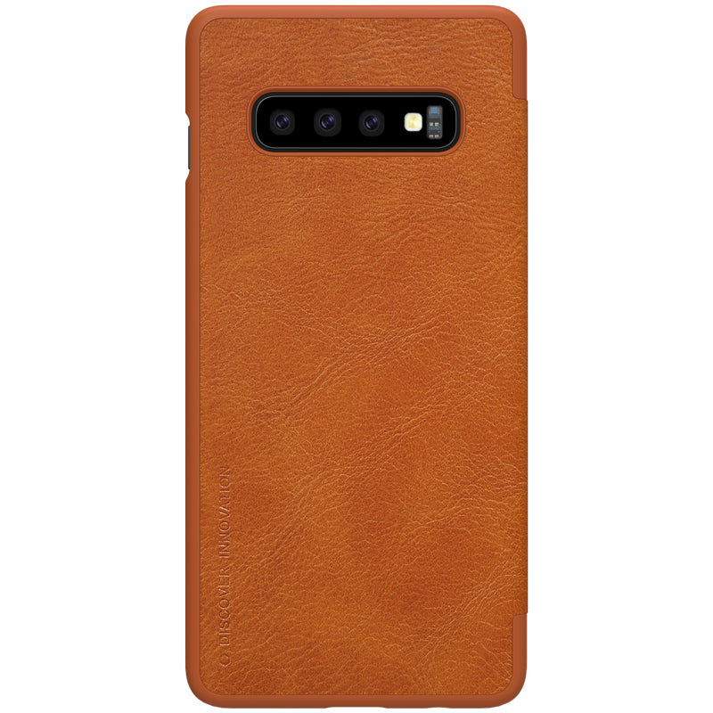 Samsung Galaxy S10 Nillkin Qin Flip Cover de Cuero – imagen 5