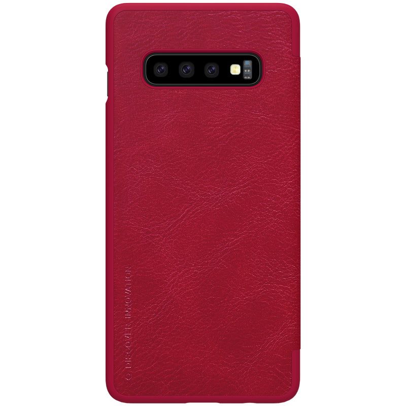 Samsung Galaxy S10 Nillkin Qin Flip Cover de Cuero – imagen 4