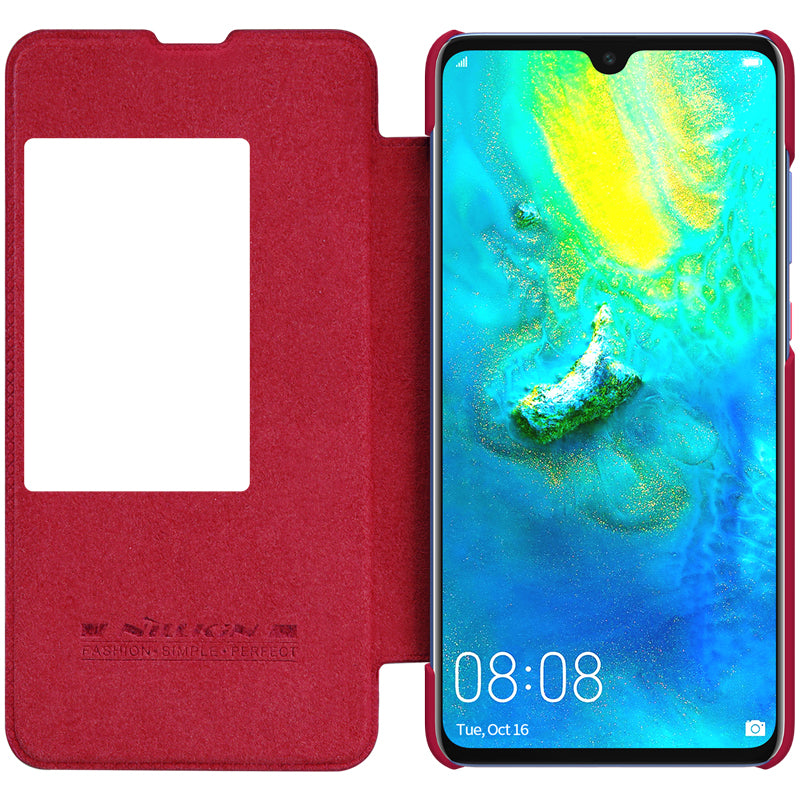 Huawei Mate 20 Qin Flip Cover Cuero Nillkin – imagen 4