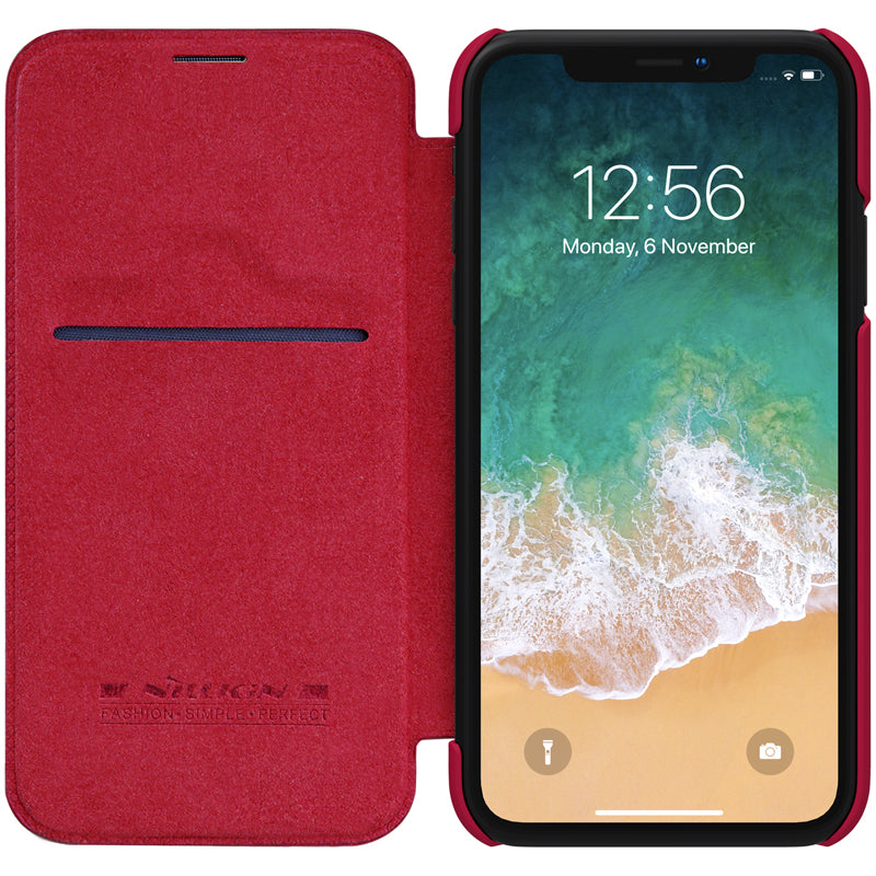 Iphone Xr Qin Flip Cover Cuero Nillkin (Disponible solo color Blanco) – imagen 6