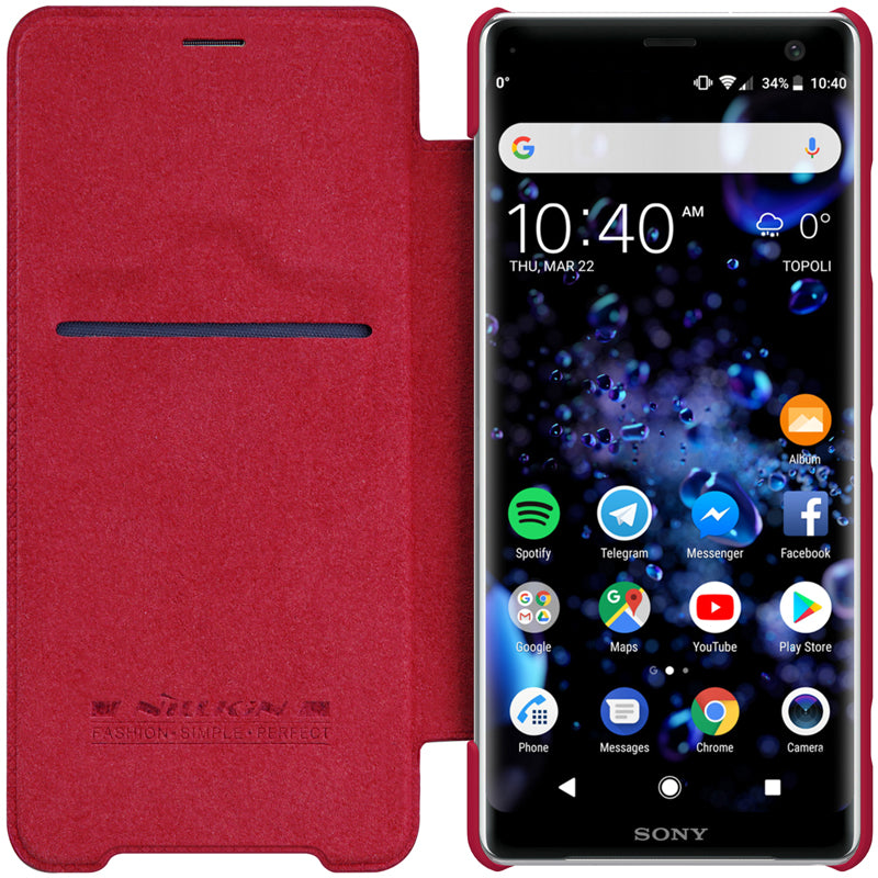 Sony Xperia Xz3 Qin Flip Cover Cuero Nillkin – imagen 2