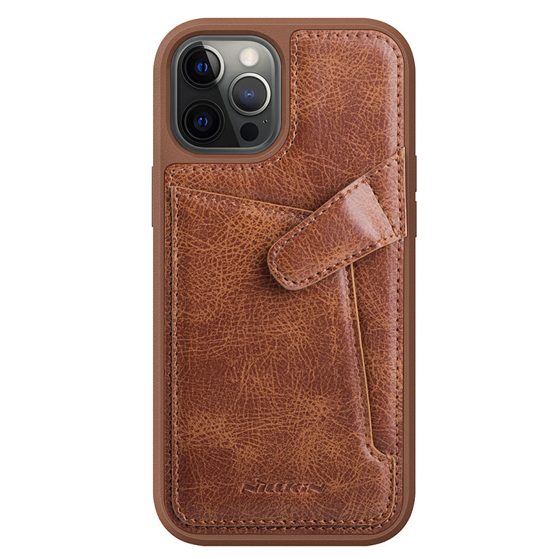 Apple Iphone 12 12 Pro Carcasa Cuero Aoge Nillkin – imagen 6