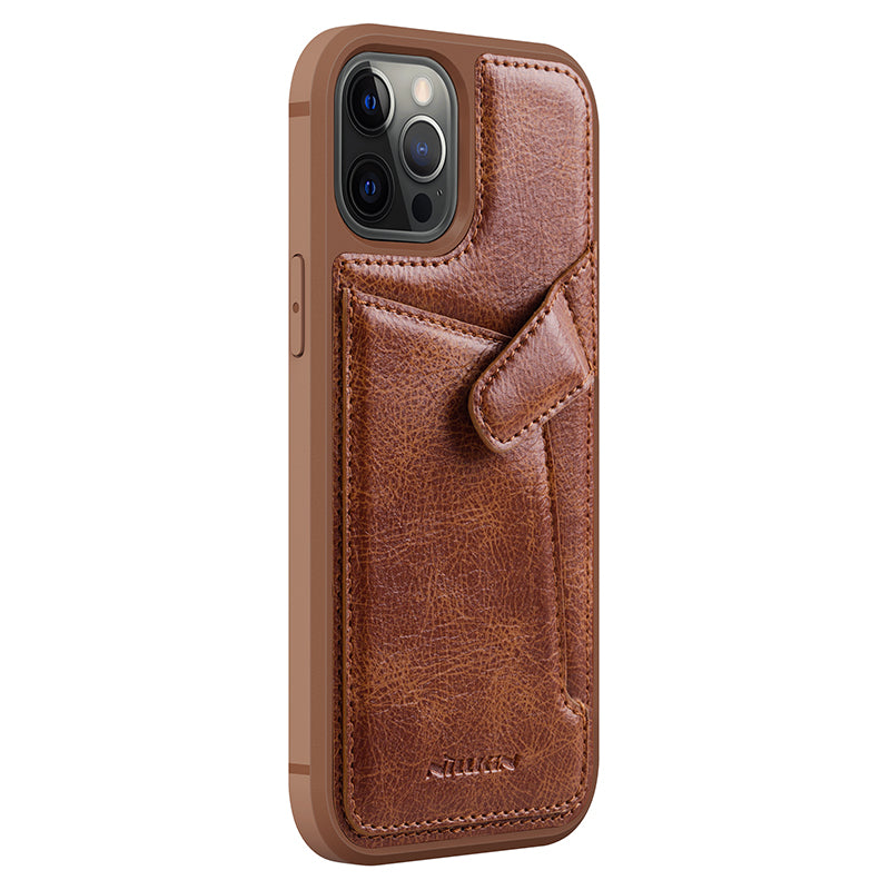 Apple Iphone 12 Pro Max Carcasa Cuero Aoge Nillkin – imagen 3
