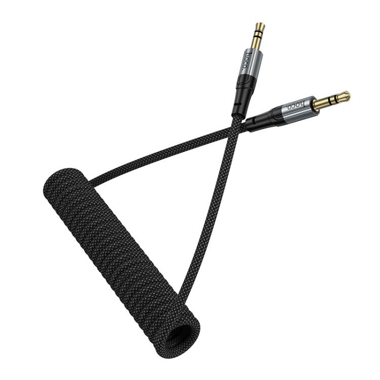 Cable Auxiliar 3.5 a 3.5 Hoco Upa33 Cordel 1m Negro – imagen 2