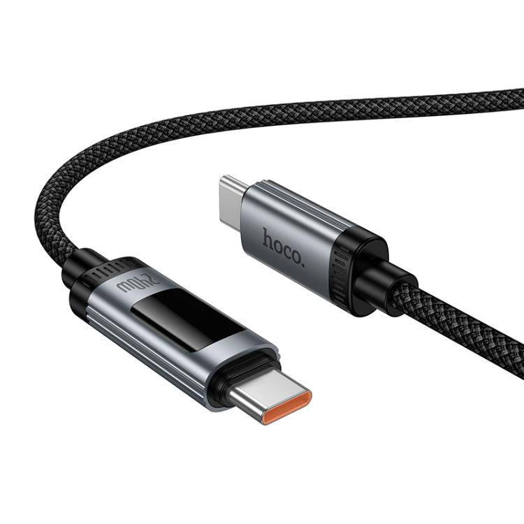 Cable Tipo C a Tipo C Hoco U148 240w 1,2 Metros Negro – imagen 2