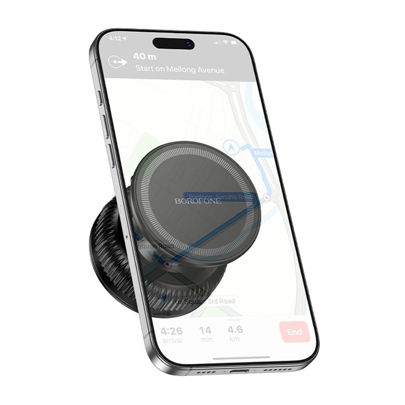 Soporte Magnetico Universal Para Smartphone Borofone Bh139 Negro – imagen 2