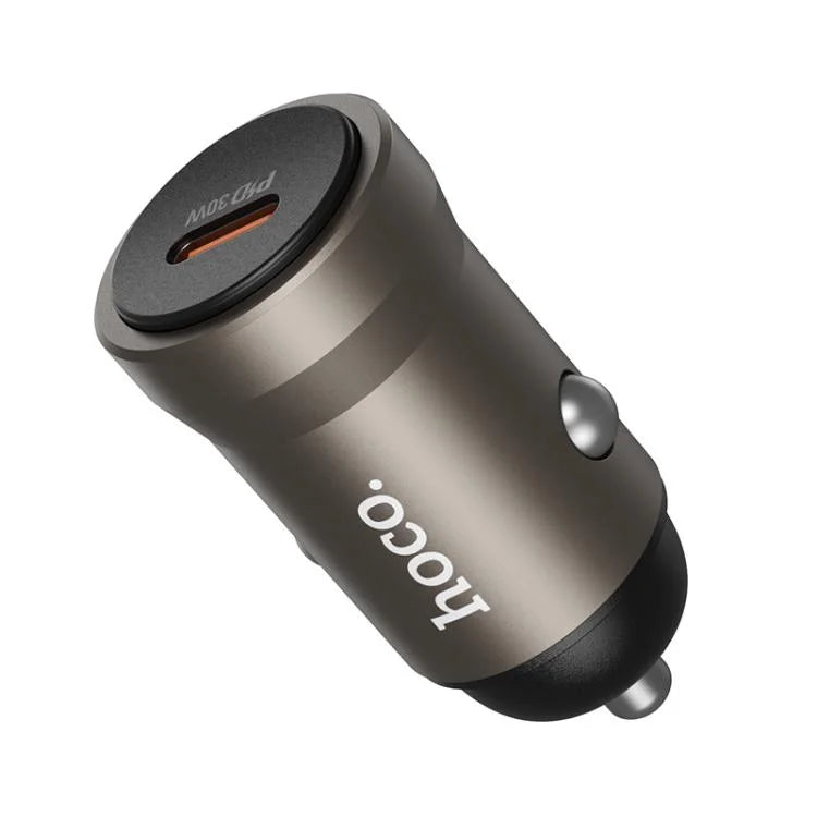 Cargador de Auto Hoco Z62a 30w Puerto Tipo C Negro – imagen 2