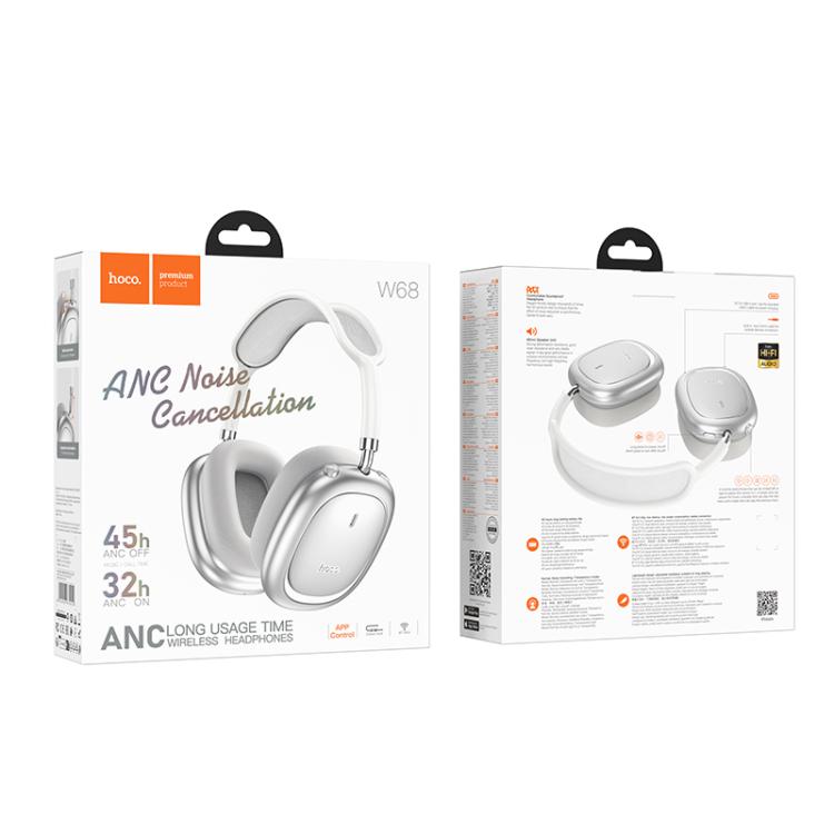 Audífonos Bluetooth Headset Hoco W68 Anc Gris – imagen 2