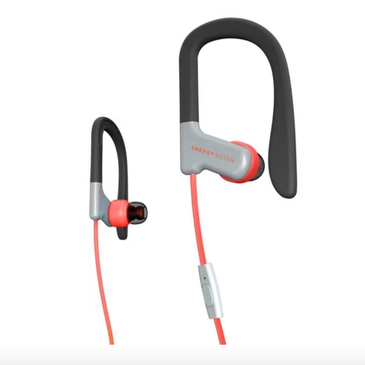 Audifonos Energy Sistem Earphones Sport 1 Microfono Rojo
