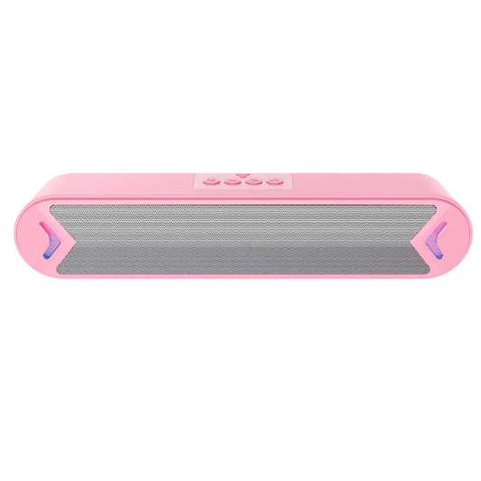 Parlante Gamer Soundbar Fantech Groove Bar Bs160 Rgb Rosa