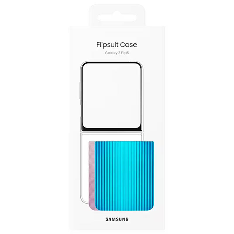 Carcasa Samsung Galaxy Z Flip 5 dual color instalada en el equipo