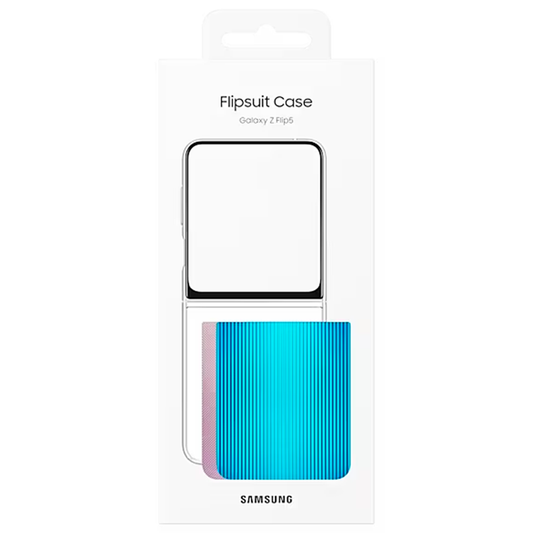 Carcasa Samsung Galaxy Z Flip 5 dual color instalada en el equipo