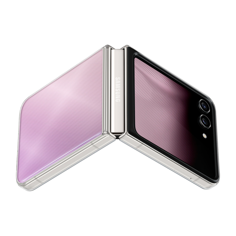 Detalle de las aberturas de la carcasa para Galaxy Z Flip 5