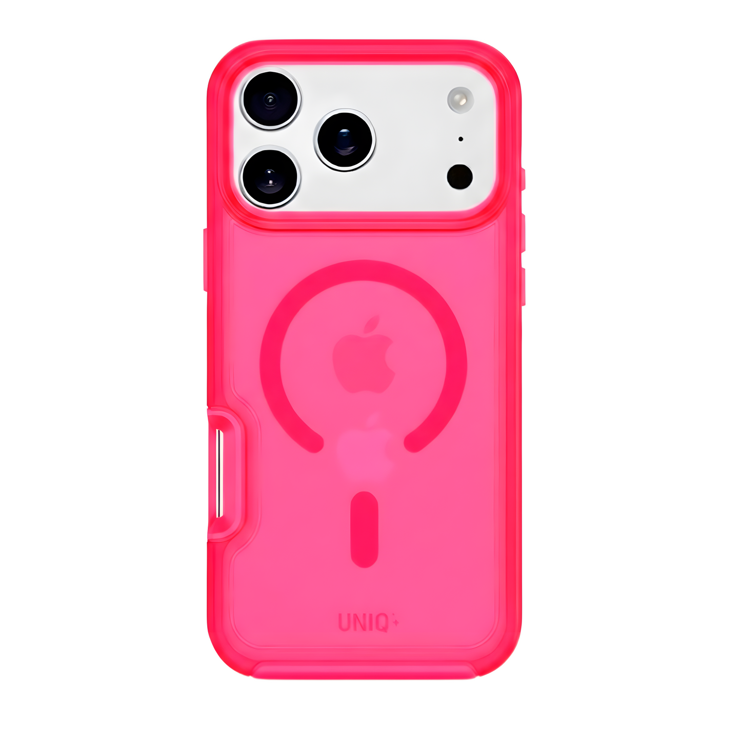 Carcasa Uniq+ Magsafe Para iPhone 17 Fluor Fucsia