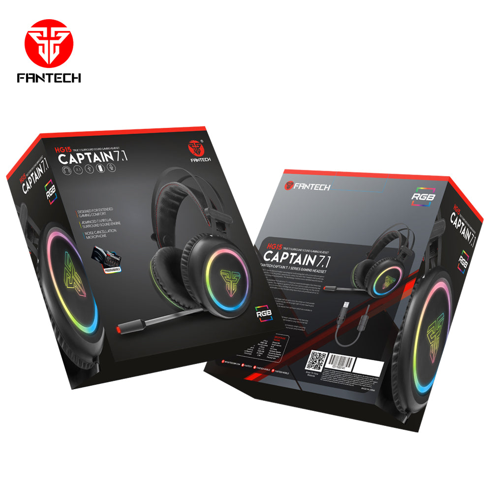 Audifono Gamer Fantech Hg15 Captain 7.1 Rgb – imagen 2