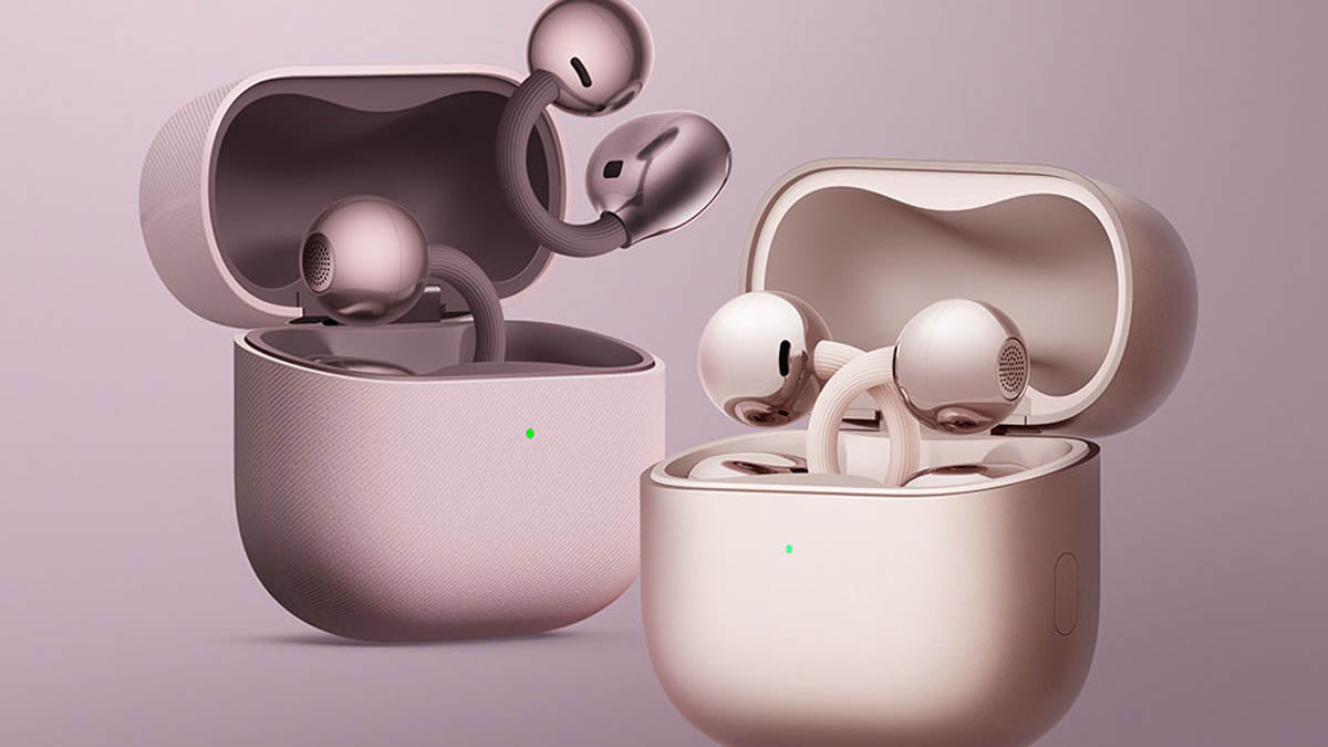 Audífonos Bluetooth Honor Choice Earbuds Clip 2 Pro Rosa – imagen 2