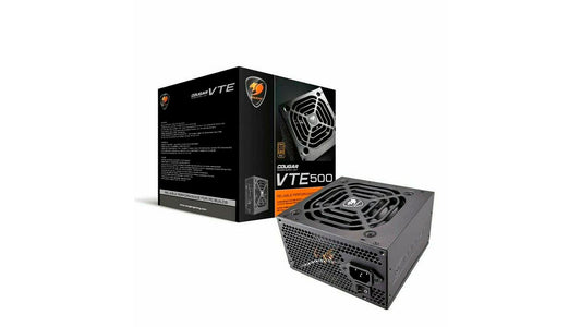 Fuente De Poder Cougar VTE 500w 80 Plus Bronze Negro
