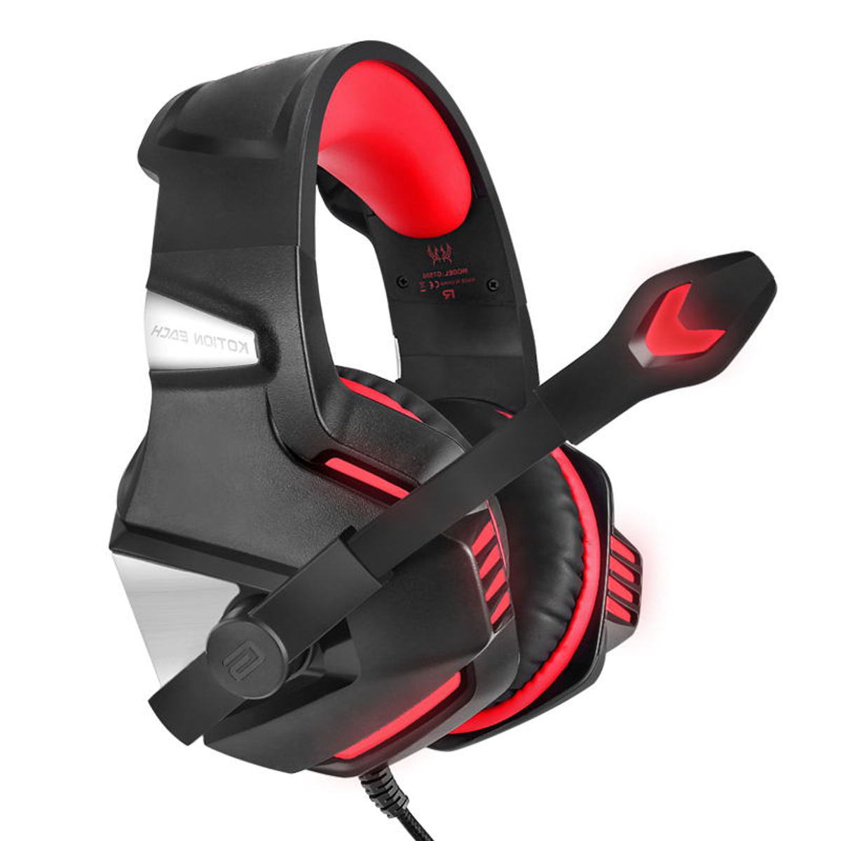 Audifonos Gamer Kotion Each G7500 Pc Ps4 Xbox Rojo – imagen 3