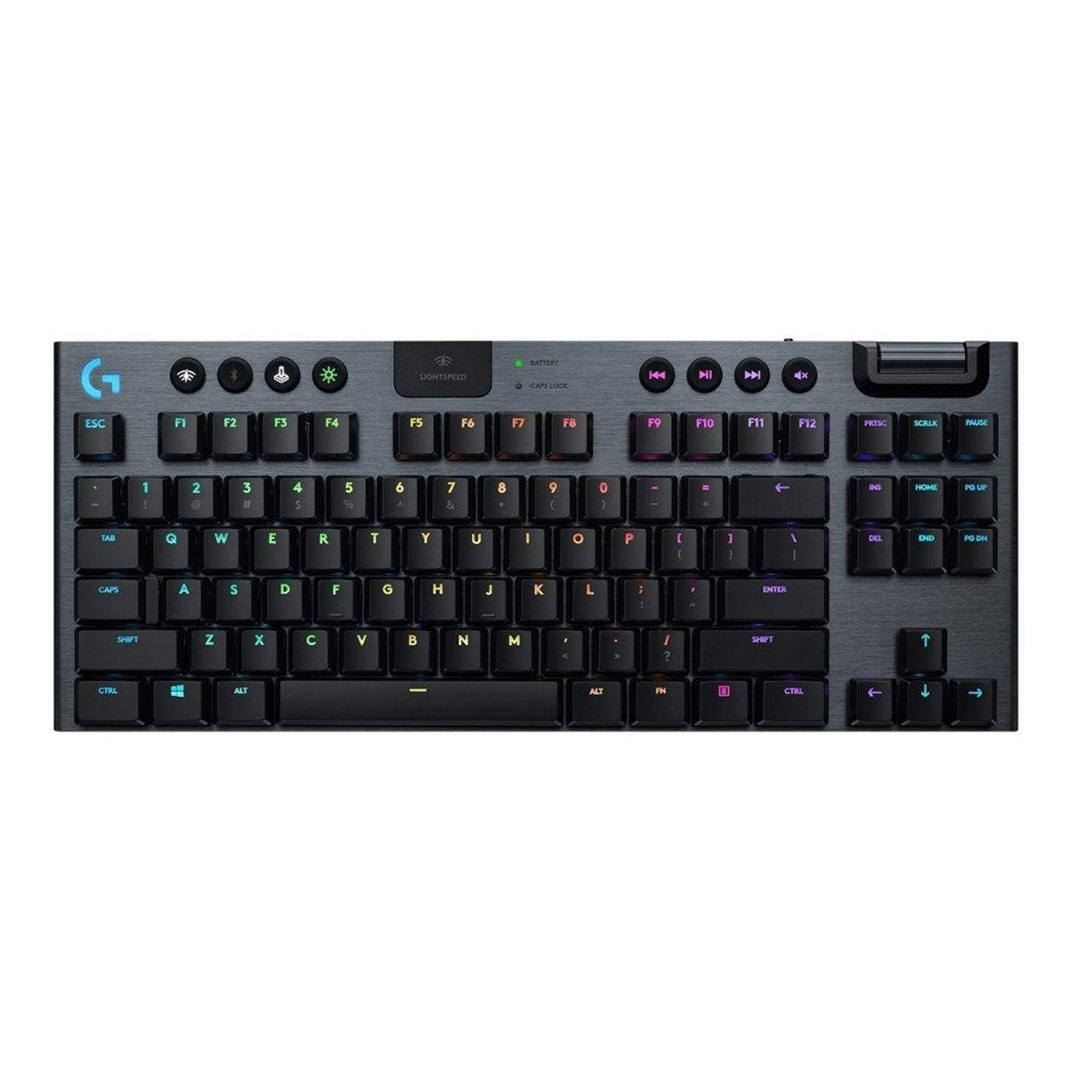 Teclado Gamer Logitech G915 Lightspeed Tkl Inalambrico Rgb Negro
