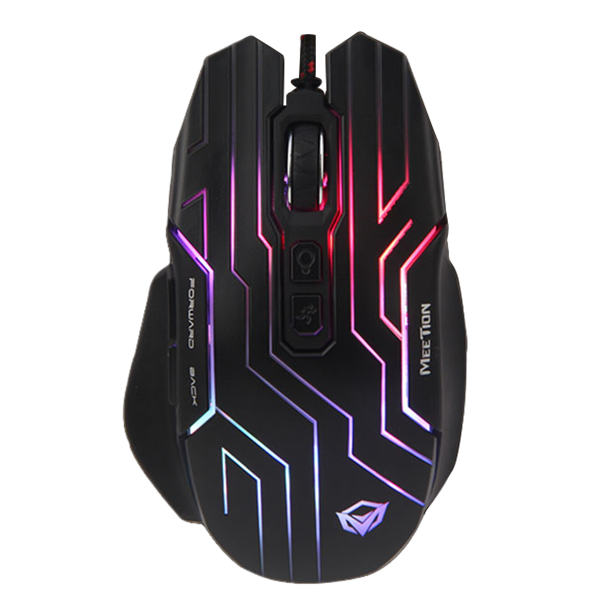 Mouse Gamer Meetion Gm22 Rgb Negro
