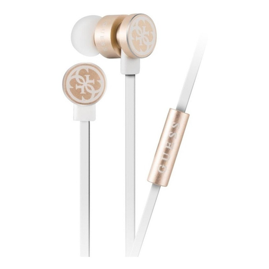 Audifonos Guess Manos Libres Guepwigo Dorado