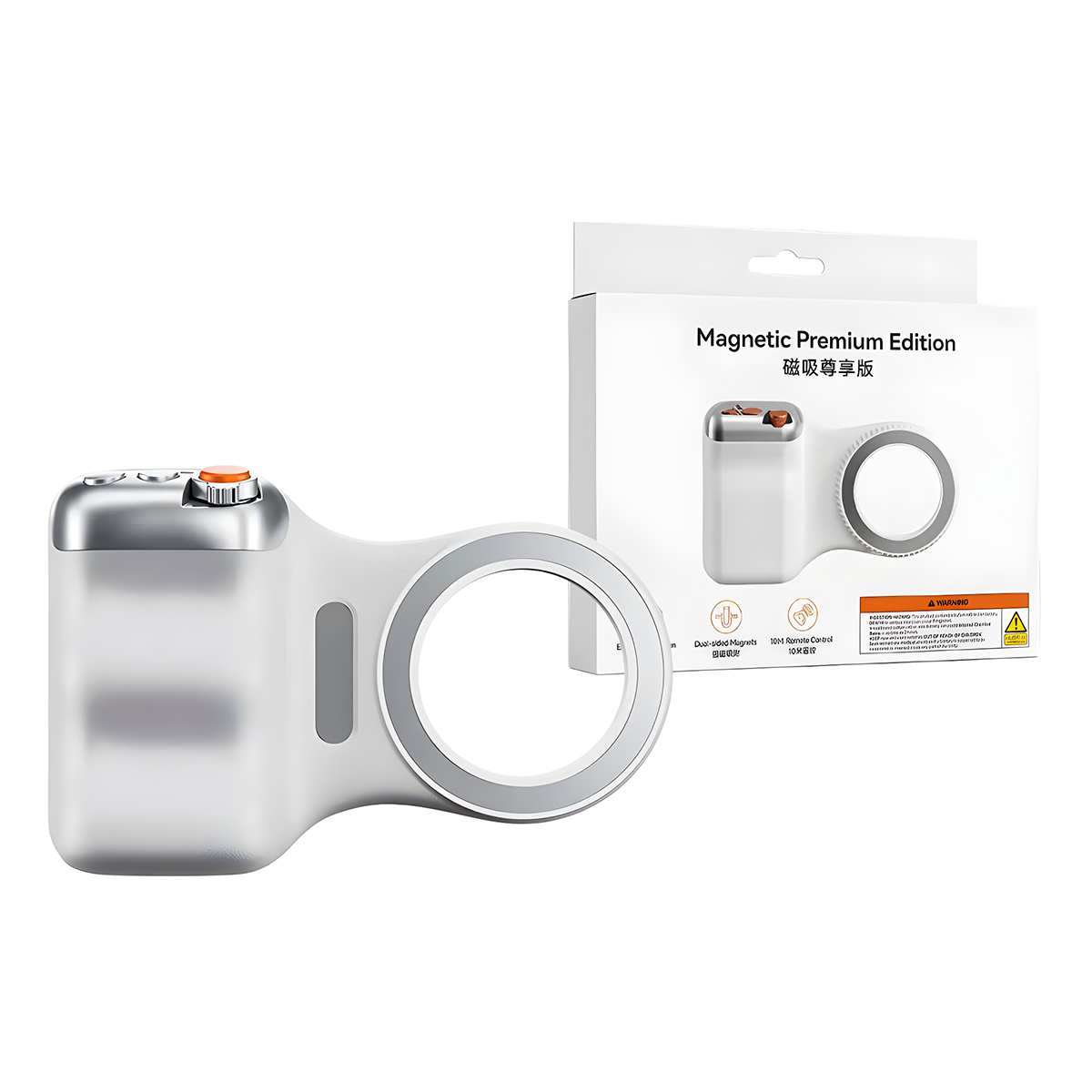 Soporte Ergonomico Grip Handle Bluetooth Para Fotos Motomo Gris
