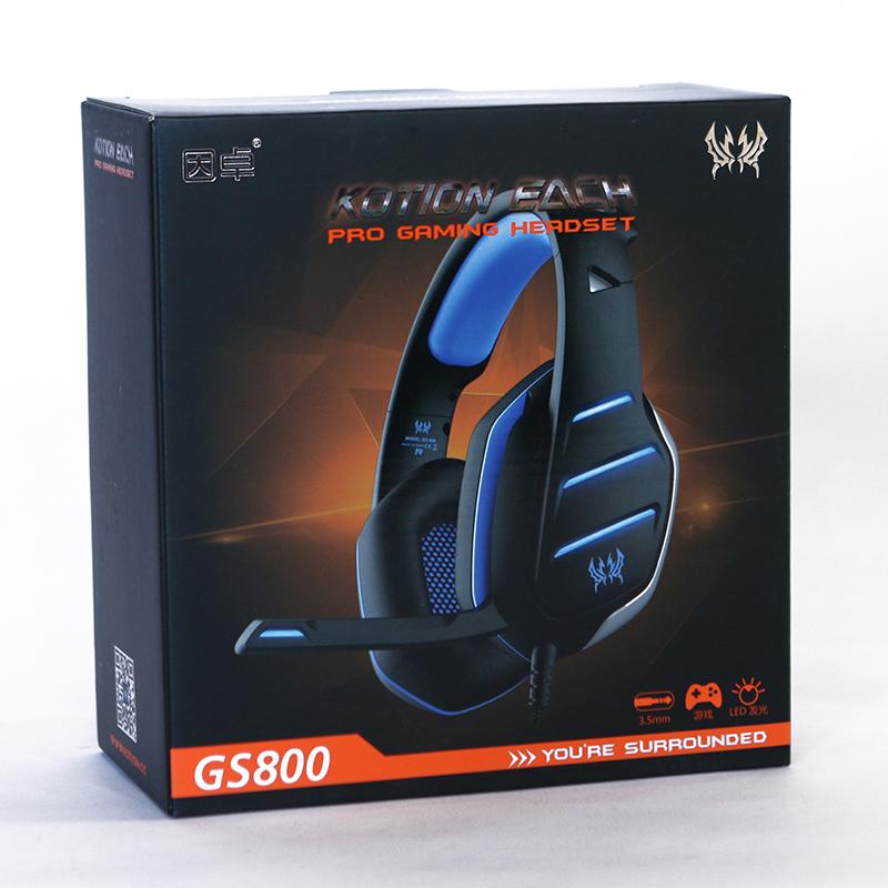 Audifonos Gamer Kotion Each Gs800 Pc PS4 Xbox Rojo – imagen 3