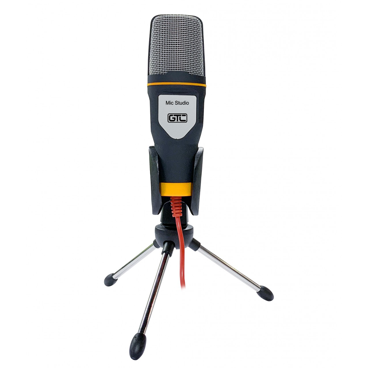 Microfono Gamer Straming Gtc Mic-001 Negro Rojo