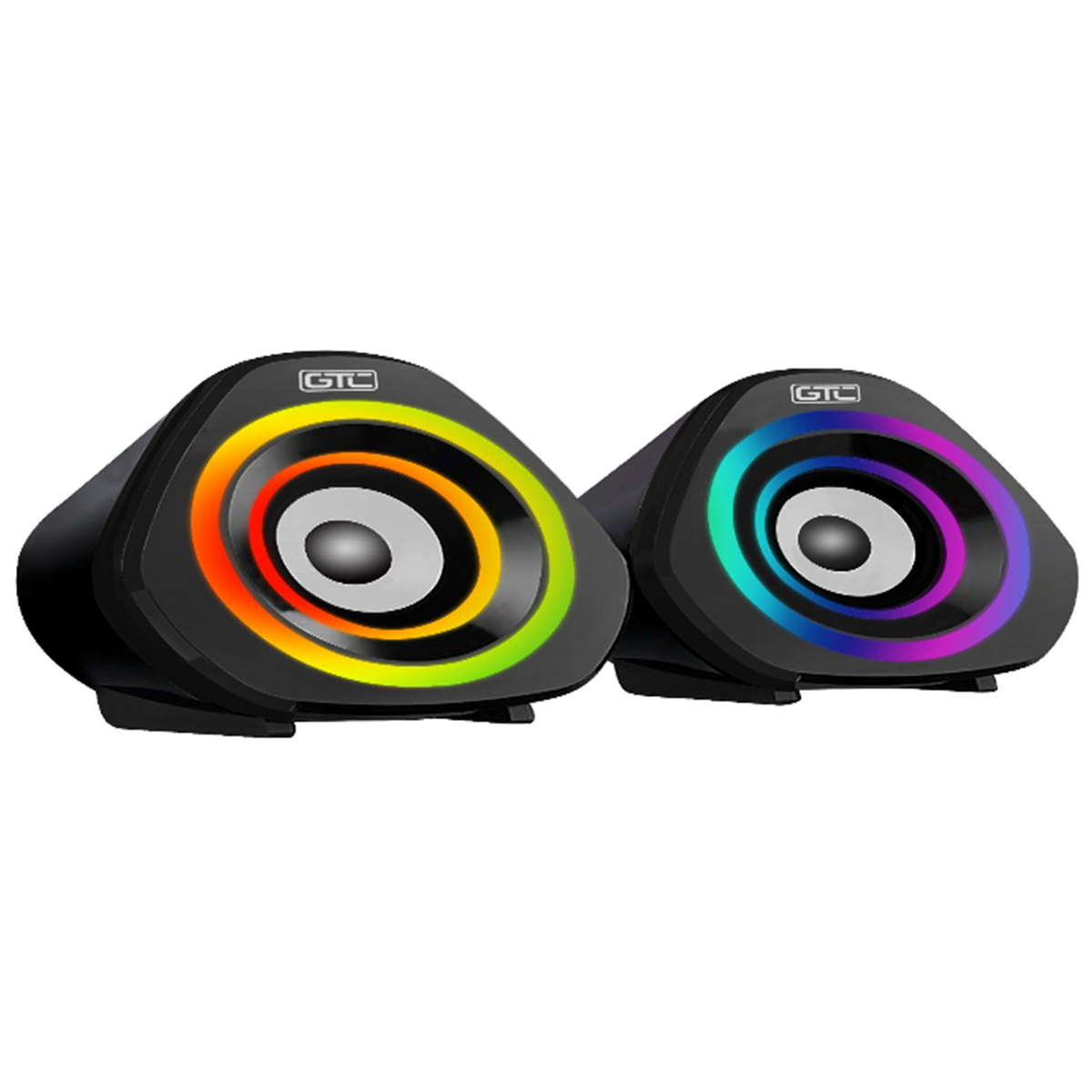 Parlante Gtc Usb Rgb Spg-133 Pc Negro – imagen 2