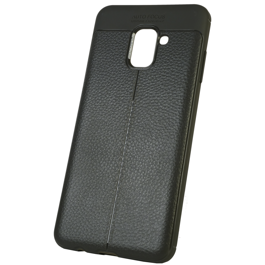 Samsung Galaxy A8 Plus Carcasa Tpu Tipo Cuero – imagen 2