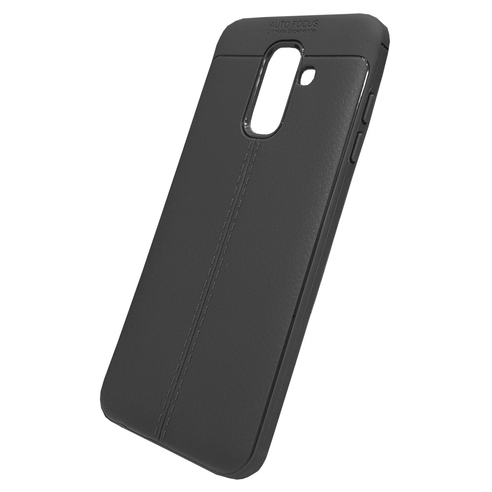 Samsung Galaxy J8 2018 Carcasa Tpu Tipo Cuero – imagen 2