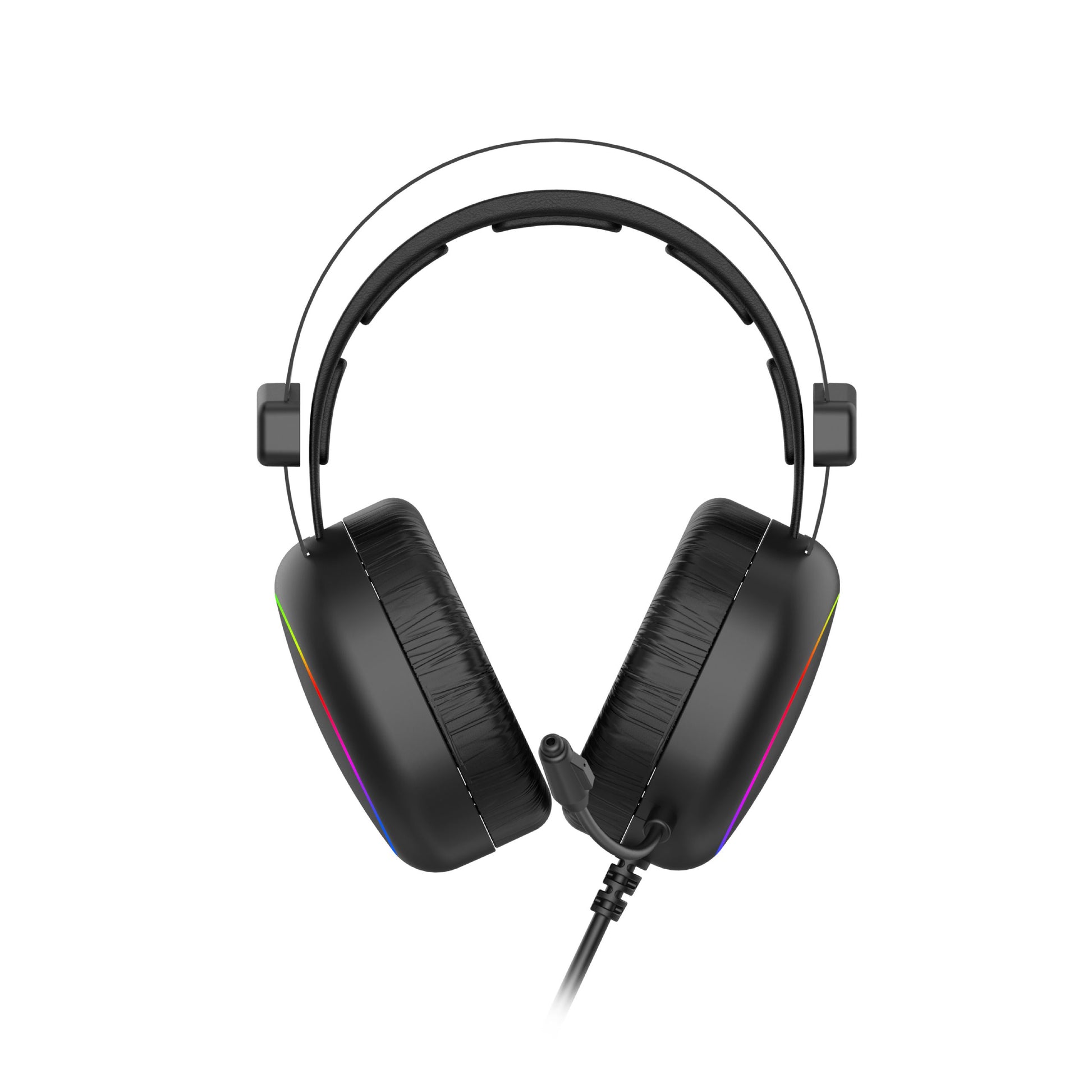 Audifonos Gamer Gamenote H2016d Rgb Pc Negro – imagen 4