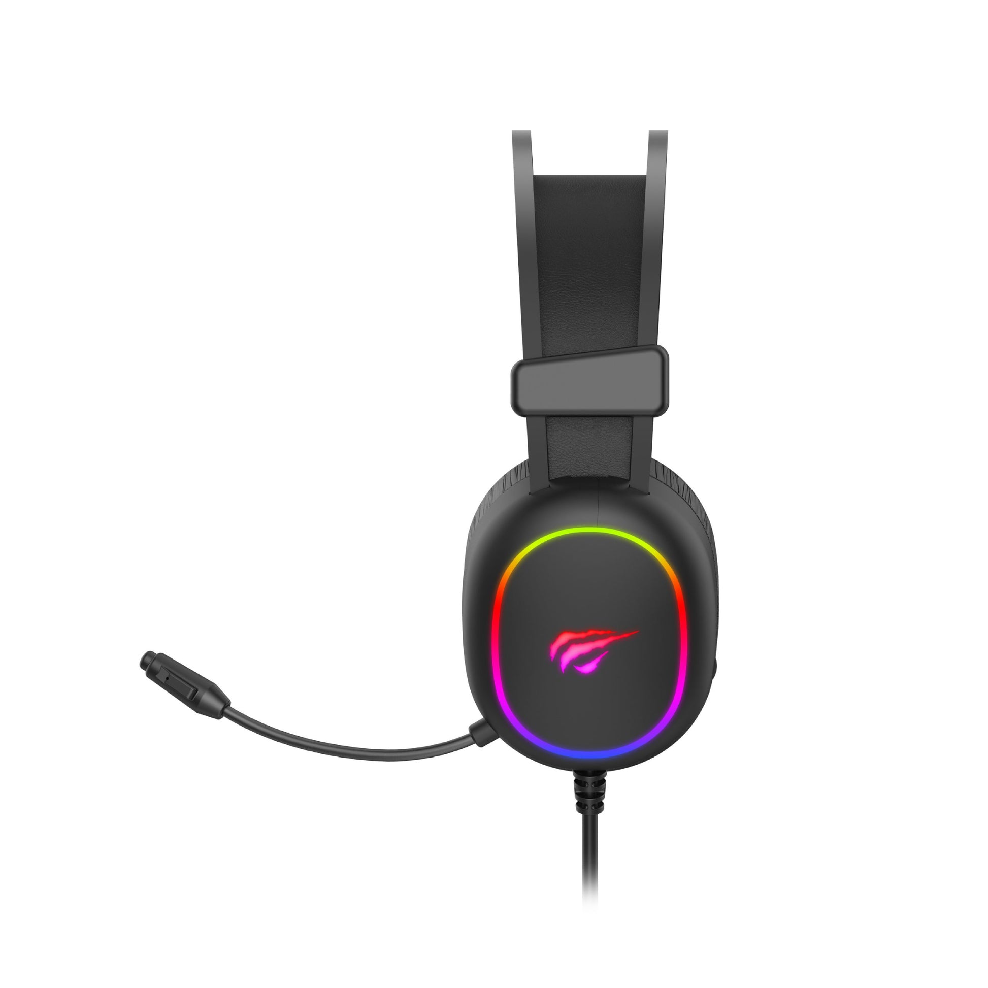 Audifonos Gamer Gamenote H2016d Rgb Pc Negro – imagen 3