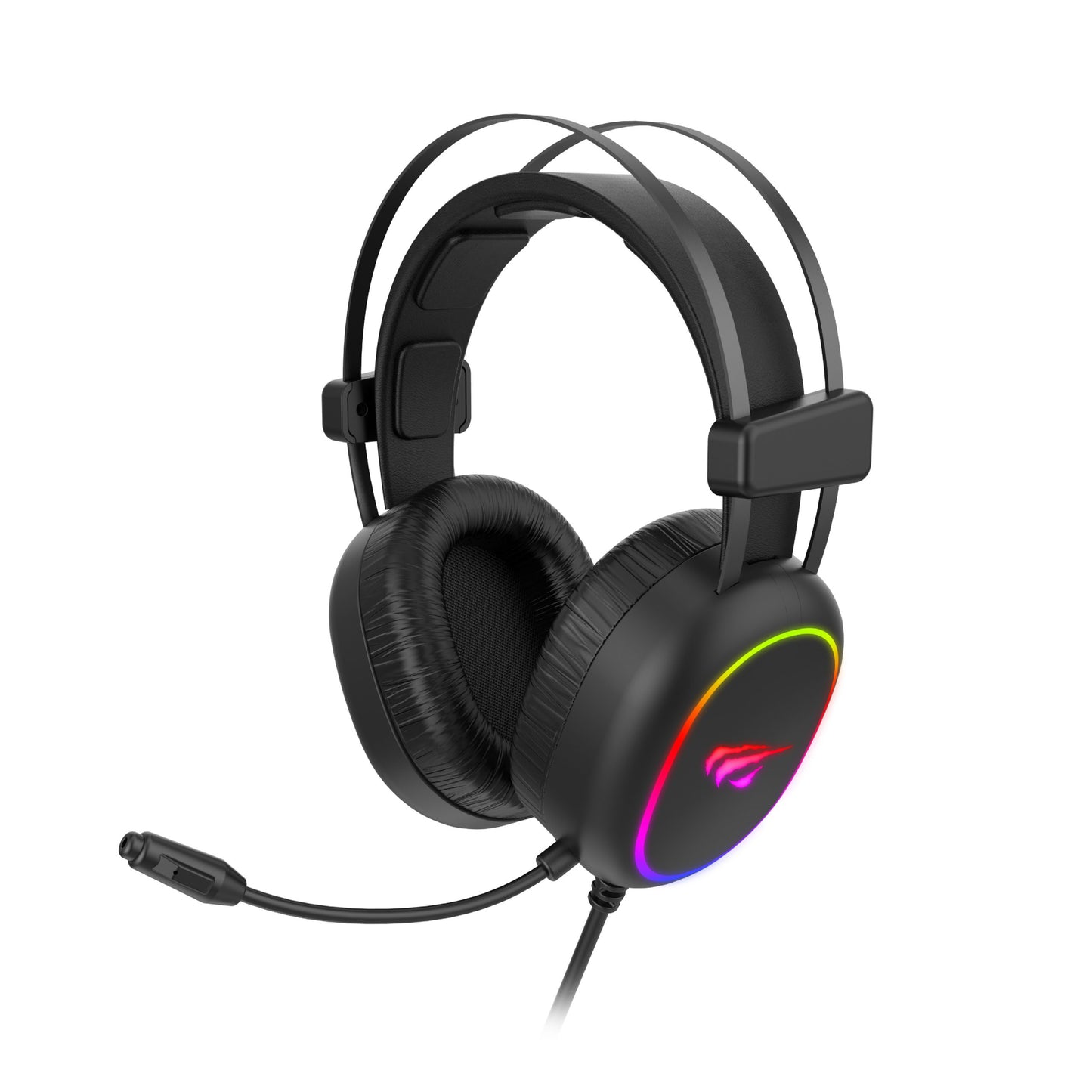 Audifonos Gamer Gamenote H2016d Rgb Pc Negro – imagen 5
