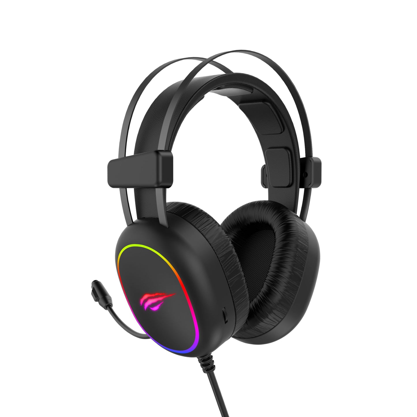 Audifonos Gamer Gamenote H2016d Rgb Pc Negro – imagen 6