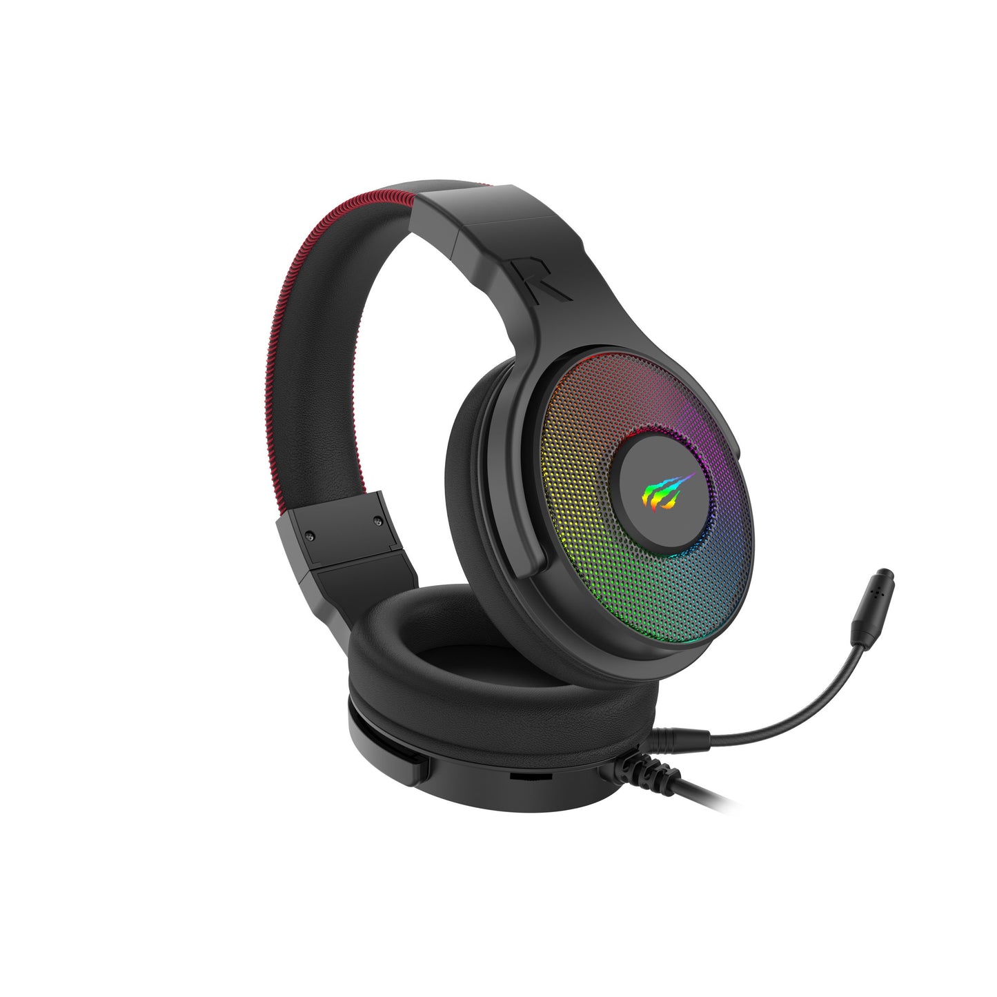 Audifonos Gamer Gamenote H2028u Rgb Pc Negro – imagen 2