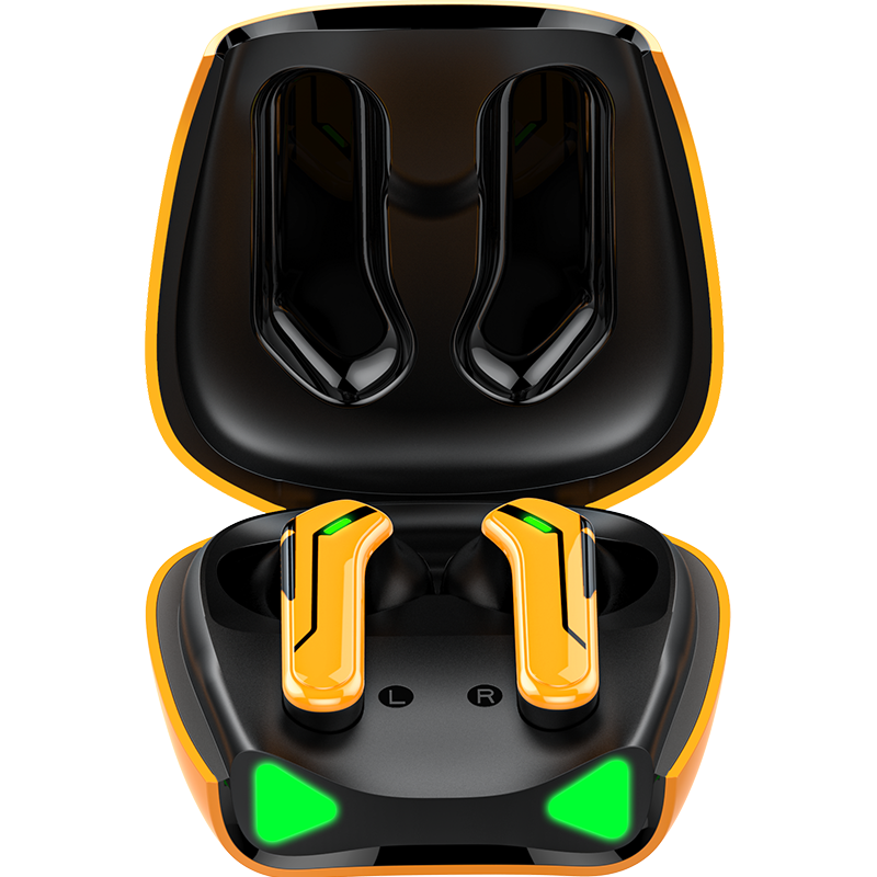 Audifonos Gamer Bluetooth Recci Rep-w28 Hornet Hi-fi Led Amarillo – imagen 5