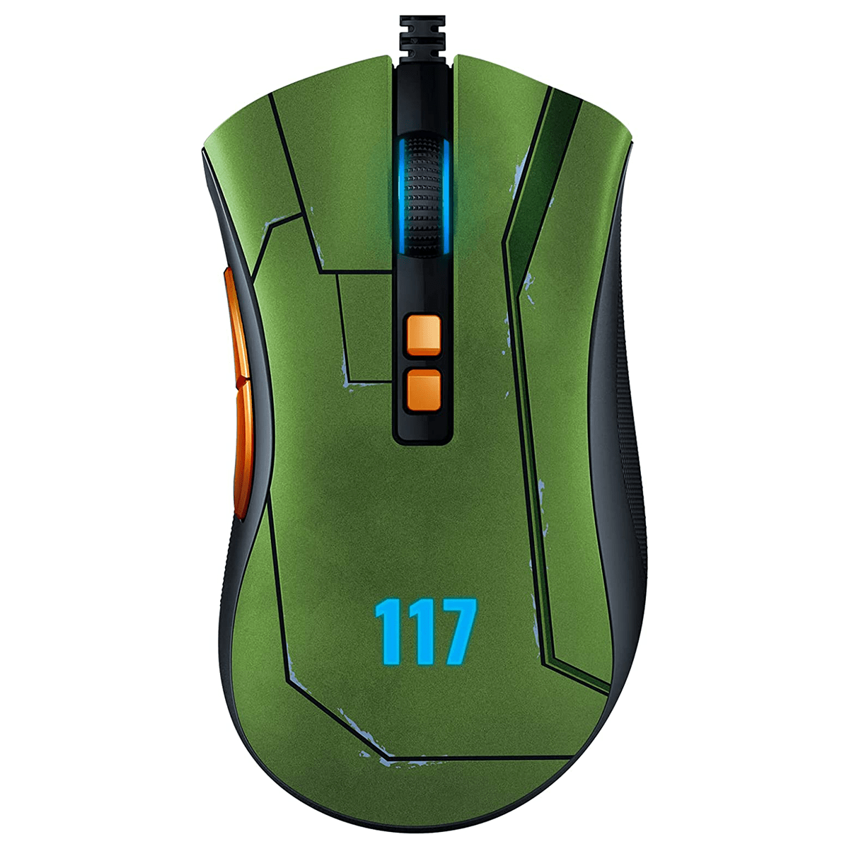 Mouse Gamer Razer DeathAdder V2 20000dpi Halo Infinite Verde