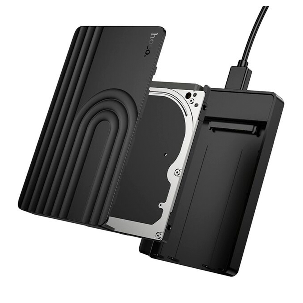 Cofre Disco Duro Hoco Externo Hb55 2.5 Sata Usb 3.0 Negro