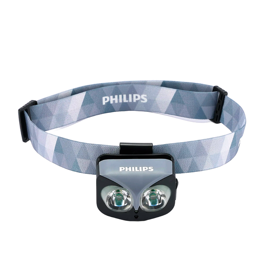 Linterna De Cabeza Philips SFL3342RH/56 450 Lumen Recargable Gris