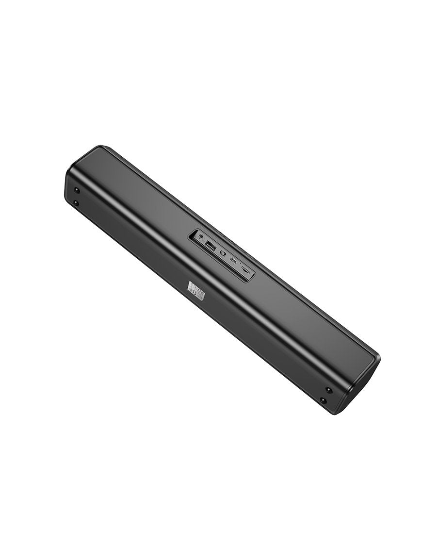 Barra de Sonido Hoco BS49 Bluetooth RGB 10W con TWS, FM y USB Gris - vista 2