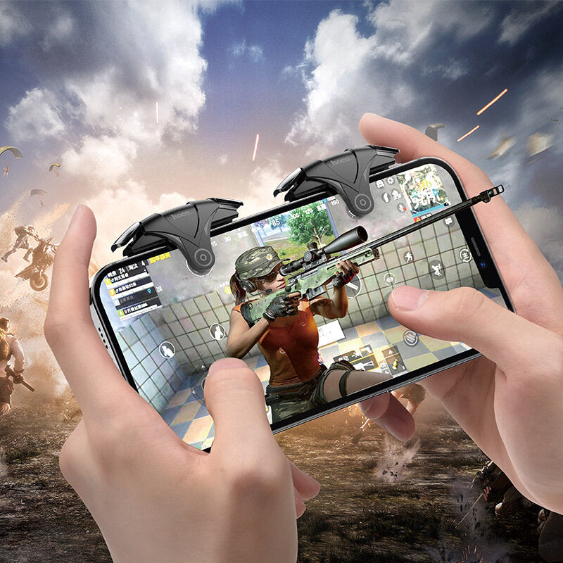 Soportes Gatillos De Juego Hoco Gm5 Fortnite Pubg Freefire – imagen 4