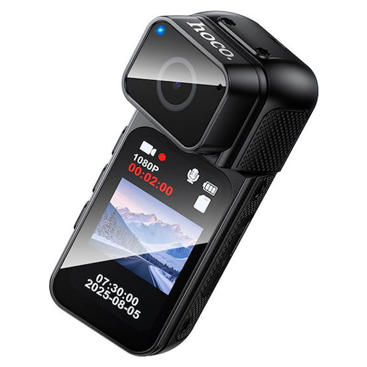 Cámara Deportiva Corporal Hoco DV105 2.7K WiFi con Soporte Magnético