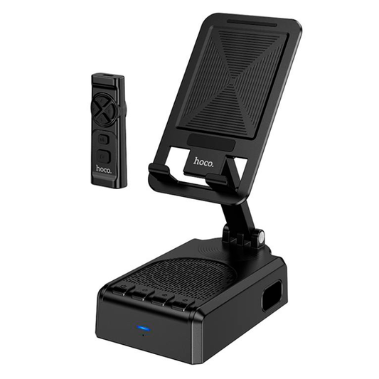 Soporte De Escritorio Parlante Bt Control 3 en 1 Hc45 Negro