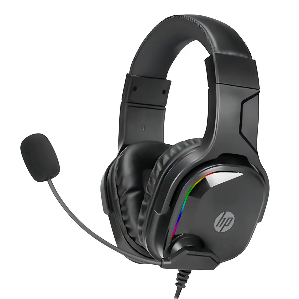 Audifonos Headset Gamer Hp Dhe-8004 Rgb Negro