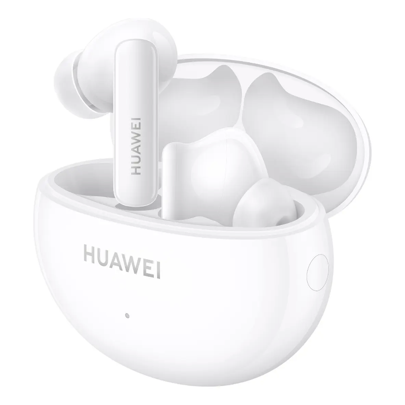 Audífonos Huawei FreeBuds 5i blancos con estuche de carga