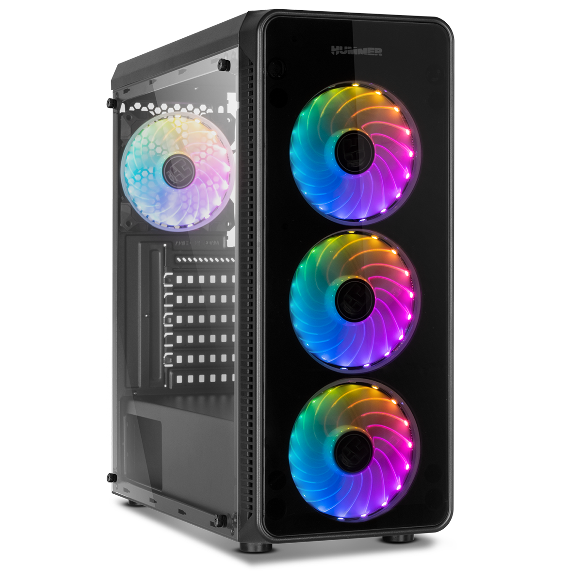 Gabinete Gamer Nox Hummer Tgm Argb Negro